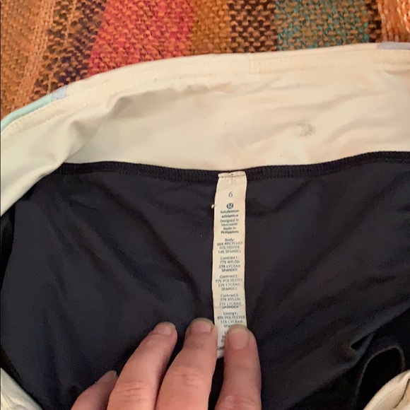 Lululemon shorts. Size 6. Dark blue/gray - Picture 5 of 5